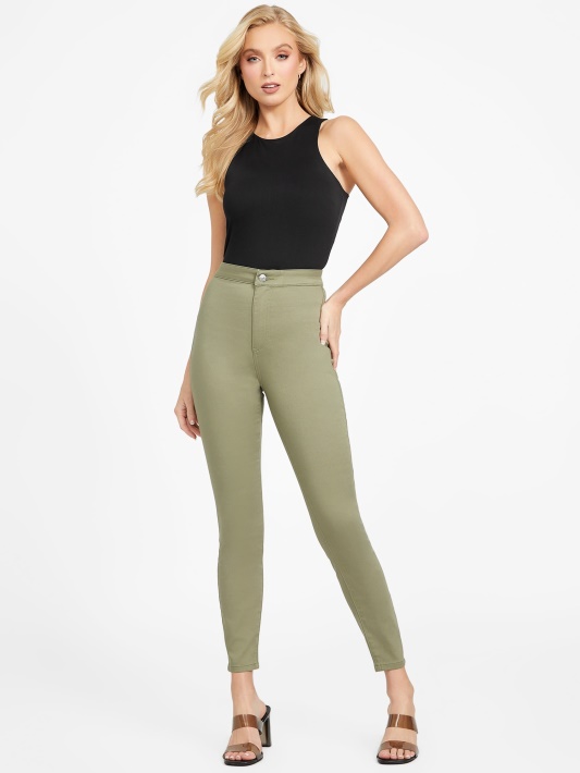 Guess Isle Wash 32'' Eco Nova Itin Aukštai Augančios Siauros Kelnės