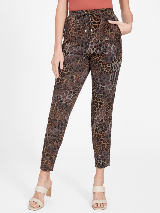 Leopardo žakardo Multi Fadey Animal Printed Kelnaitės Spėjimas