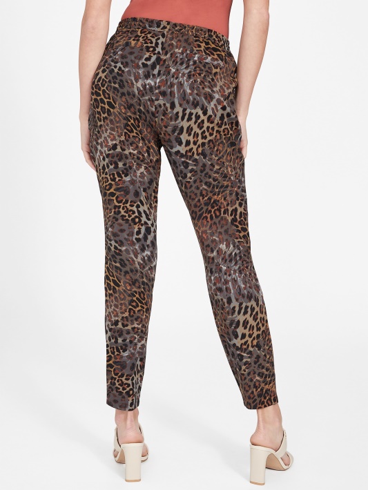 Leopardo žakardo Multi Fadey Animal Printed Kelnaitės Spėjimas