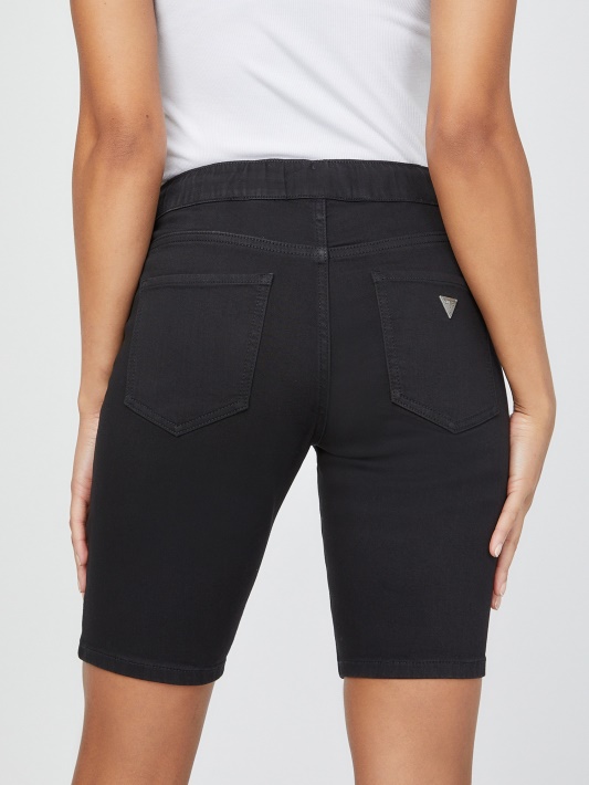 Cassia Jogger Midi šortai Guess Juodi