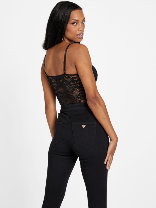 Jet Black Jinny Bustier Bodysuit Atspėti