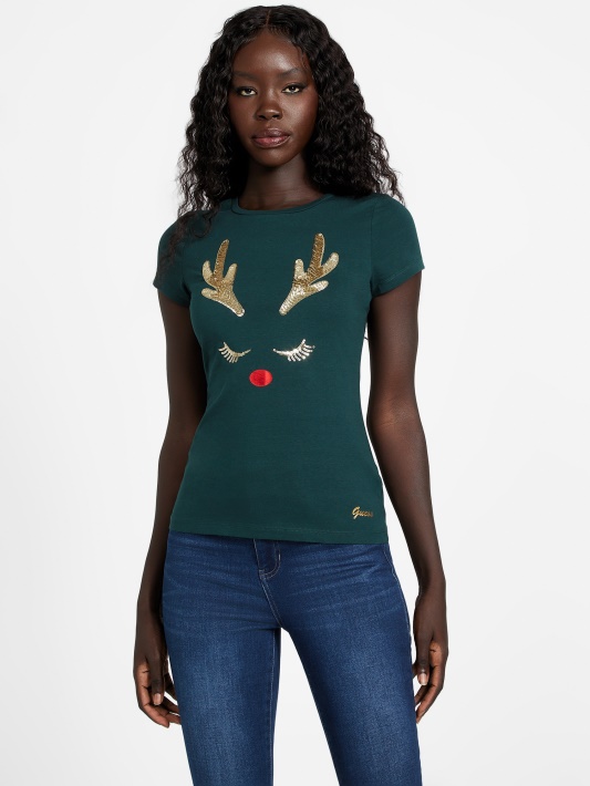 Eco Vixen Tee Tamsus Nefritas Spėjimas
