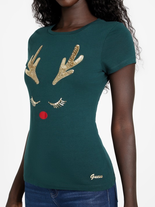 Eco Vixen Tee Tamsus Nefritas Spėjimas