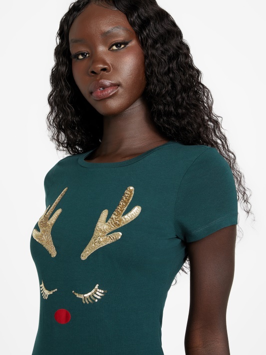 Eco Vixen Tee Tamsus Nefritas Spėjimas