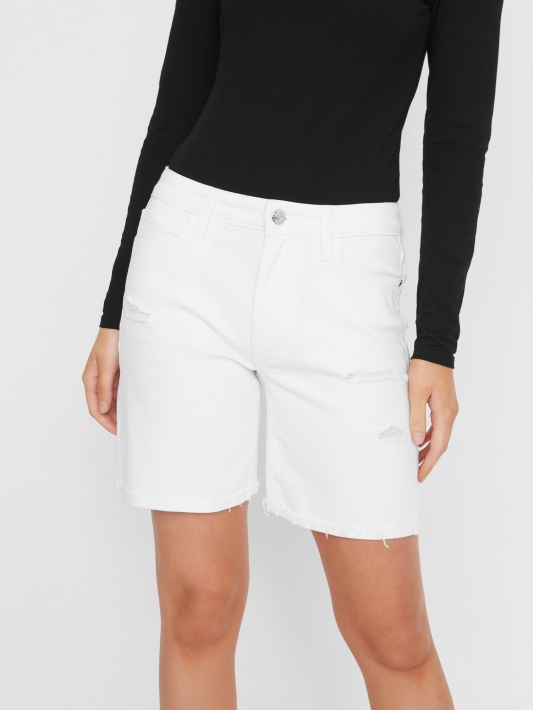 Leticia Midi šortai Guess Balti