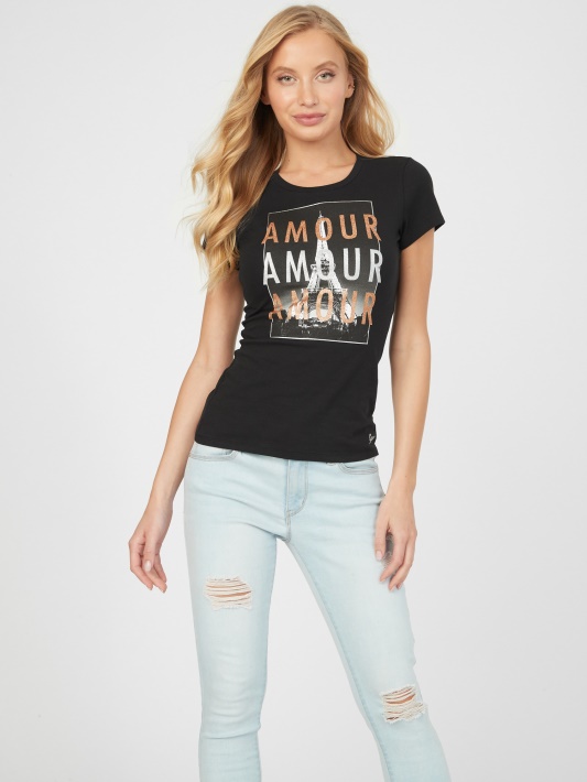 Madame Graphic Tee Jet Black Spėjimas
