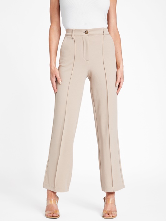 Atspėti Pascual Kelnės Velvet Taupe