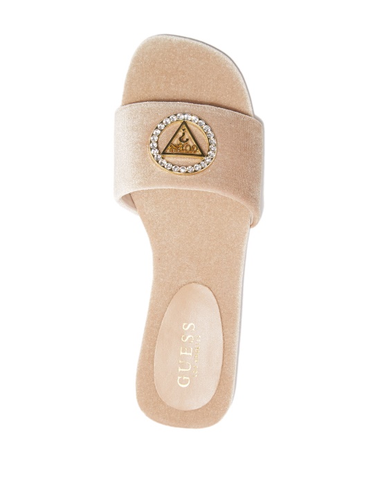 Juliet Velvet Slide Atspėti Taupe