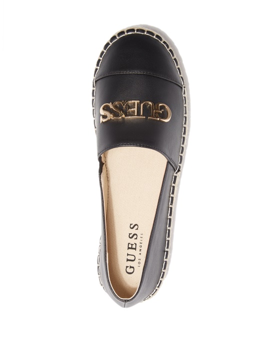 Atspėti Laini Logotipas Espadrilės Juodos
