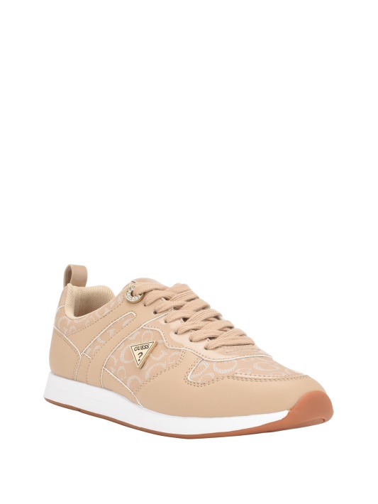 Taupe Guess Jolies Logotipo Sportbačiai