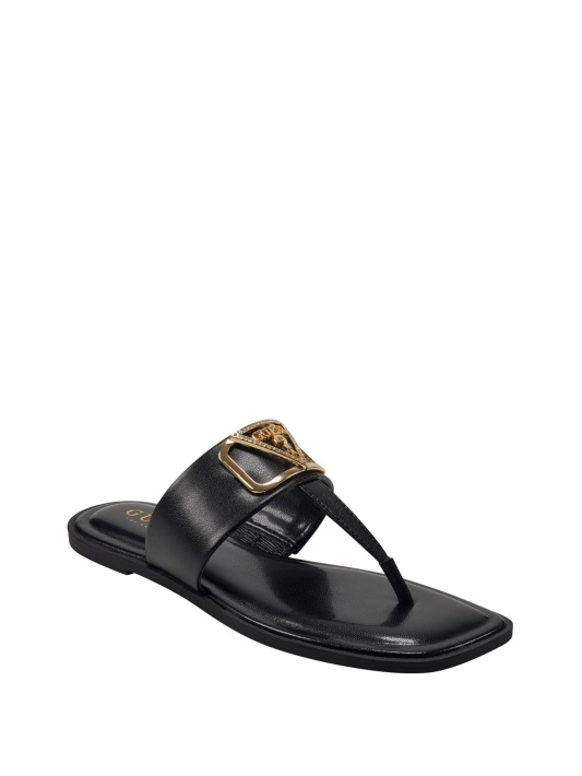 Atspėti Black1 Frosty Bling T-strap Sandalai
