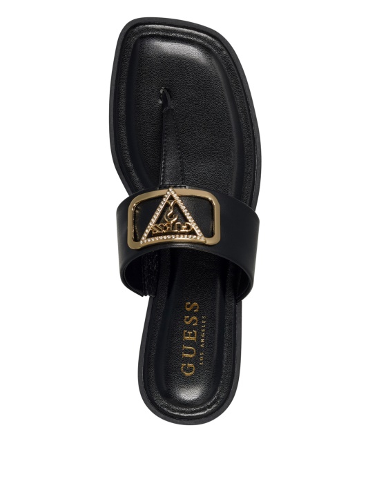 Atspėti Black1 Frosty Bling T-strap Sandalai
