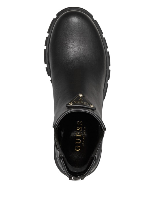 Atkeliauja Logotipas Lug Chelsea Boots Guess Black1