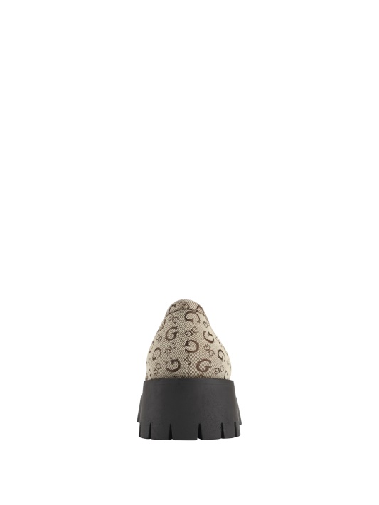Atspėk Pagaliau Logotipas Chunky Platform Loafers Lt Brown