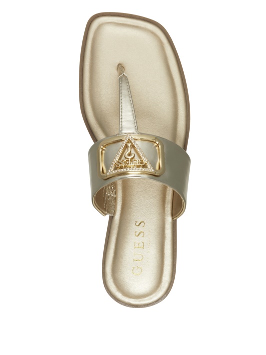 Gld-1 Auksiniai Spėti Frosty Bling T-juostos Sandalai