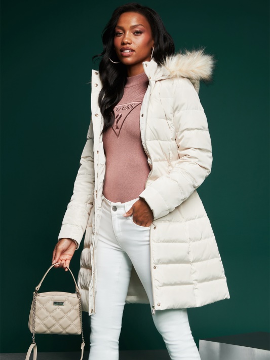 Taupe Guess Nina Mini Kuprinė