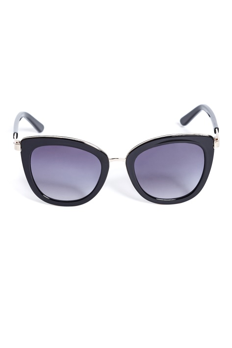 Sidabriniai Guess Cat Eye Akiniai Nuo Saulės