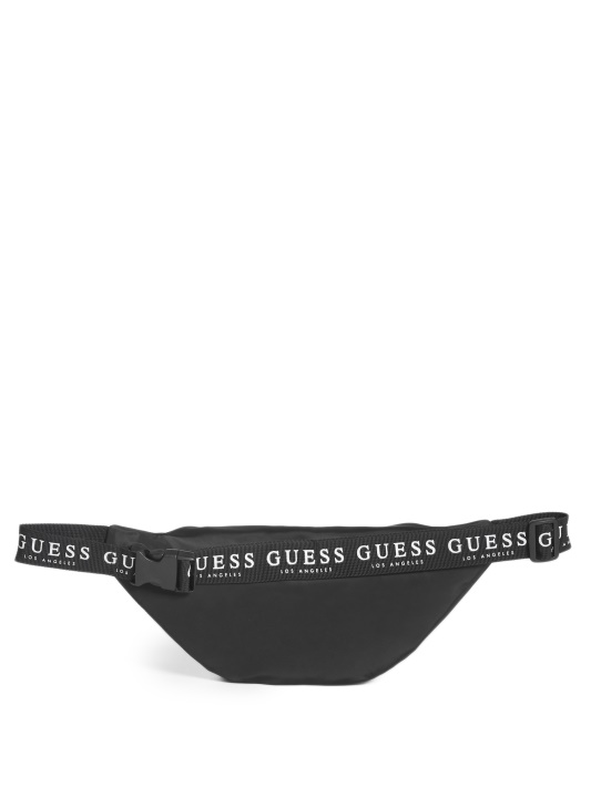 Atspėkite Juodos Logotipo Juostos Fanny Paketą