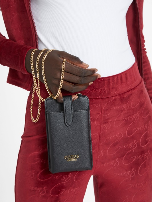 Telefonas Crossbody Juodas Spėjimas