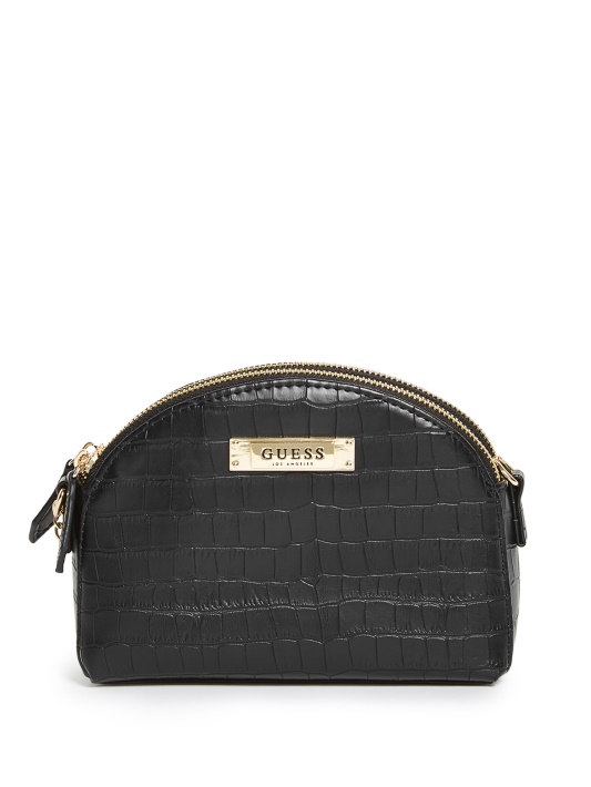 Juoda Sophie Dvigubas Užtrauktukas Crossbody Atspėti