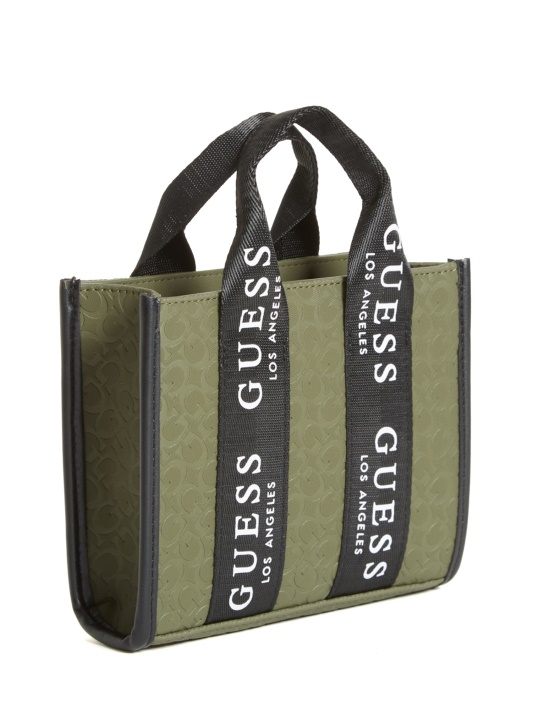 Atspėti Alyvuogių Logotipas-juosta Logotipas Mini Krepšys Crossbody