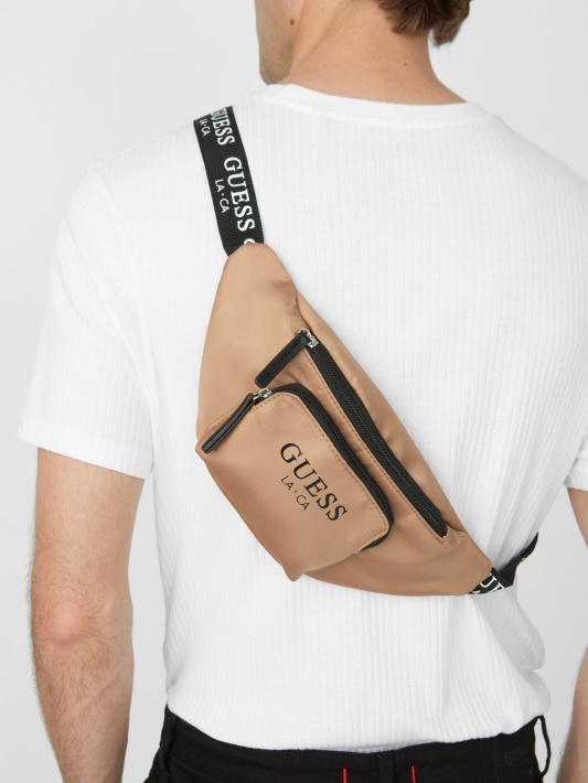 Skamboti Logotipas Paleisti Fanny Pack Tan