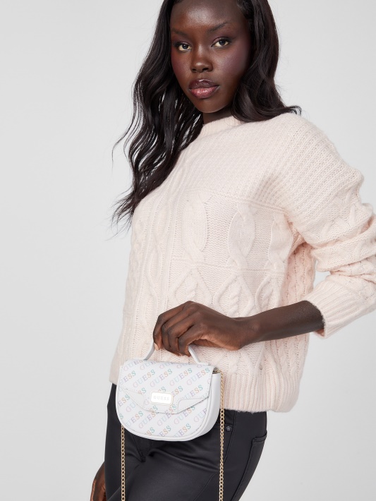 Rainbow Nora Mini Viršutinė Rankena Crossbody Atspėti