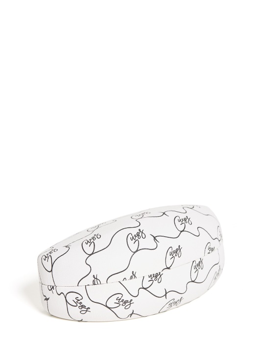 Cream Guess Script Logotipas Akinių Nuo Saulės Kietas Dėklas