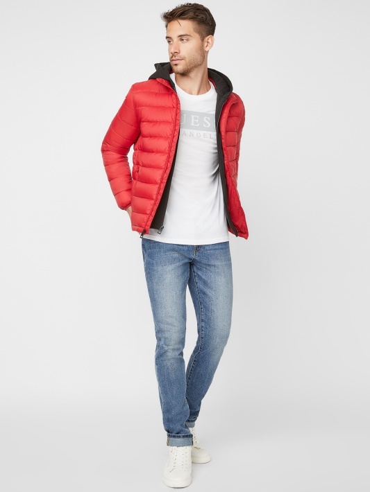 Hampton Puffer Jacket Varsity Red Spėjimas
