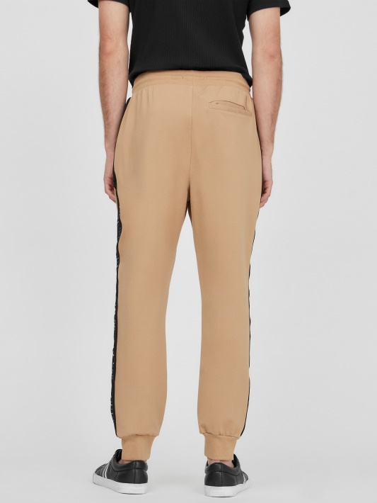 Skrudinta Taupe Eco Andrew Logotipas Joggers Atspėti