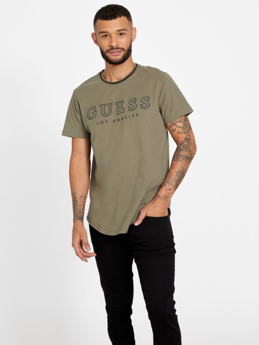 Dulkėtas Oliver Spėti Zade Ilgosios Lynos Crewneck Marškinėliai