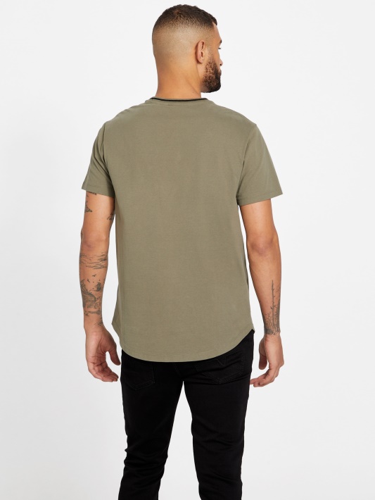 Dulkėtas Oliver Spėti Zade Ilgosios Lynos Crewneck Marškinėliai