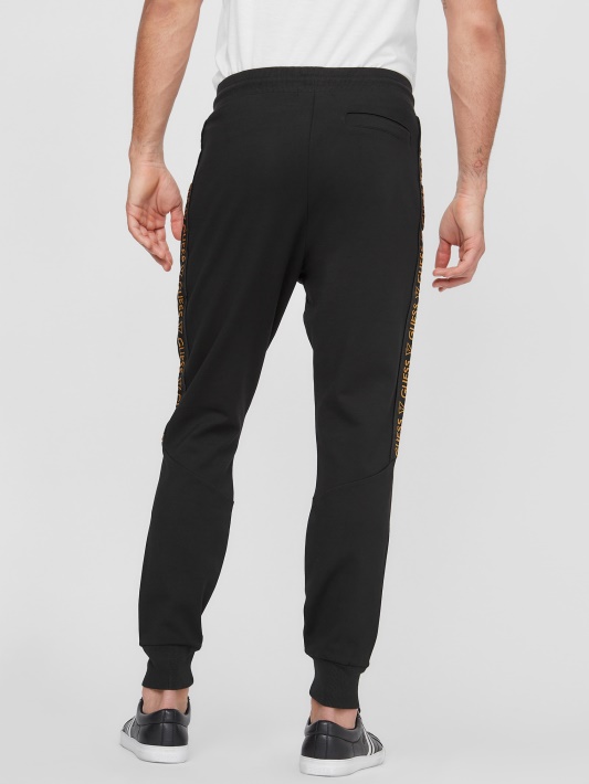 Atspėti Jon Logotipas Bėgimas Joggers Jet Black