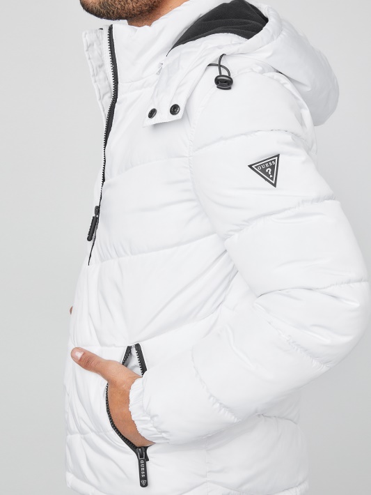 Atspėti Chase Puffer Striukė Tikra Balta
