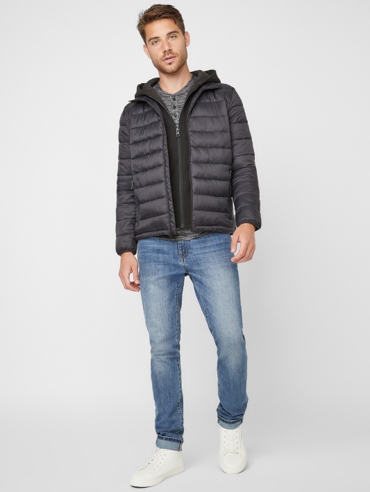 Atspėti Juoda Hampton Puffer Striukė