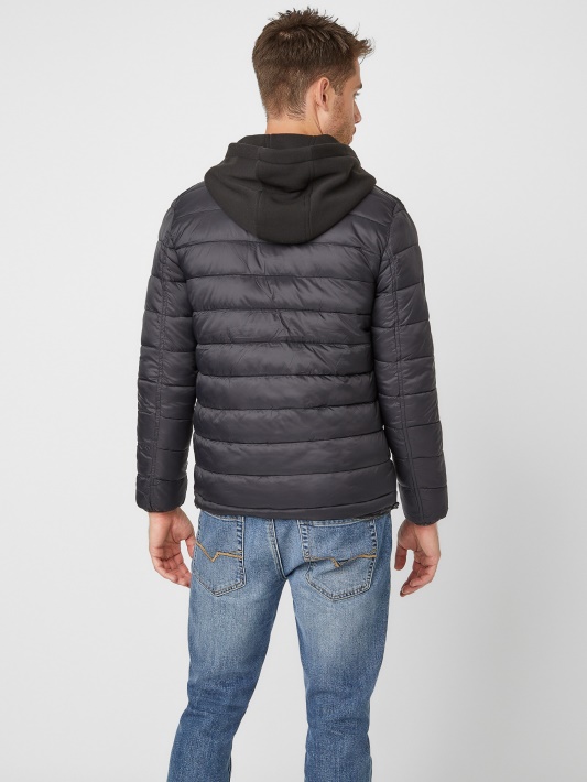 Atspėti Juoda Hampton Puffer Striukė