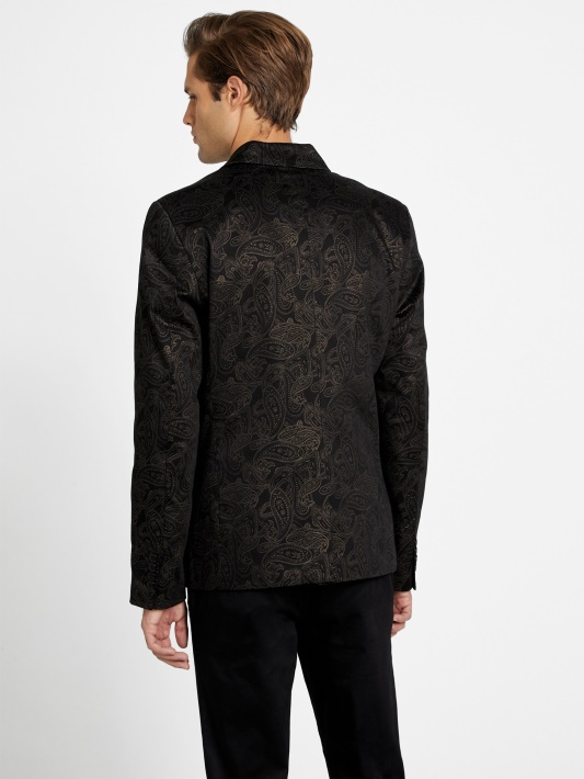 Atspėk Juodas Phoenix Paisley švarkas