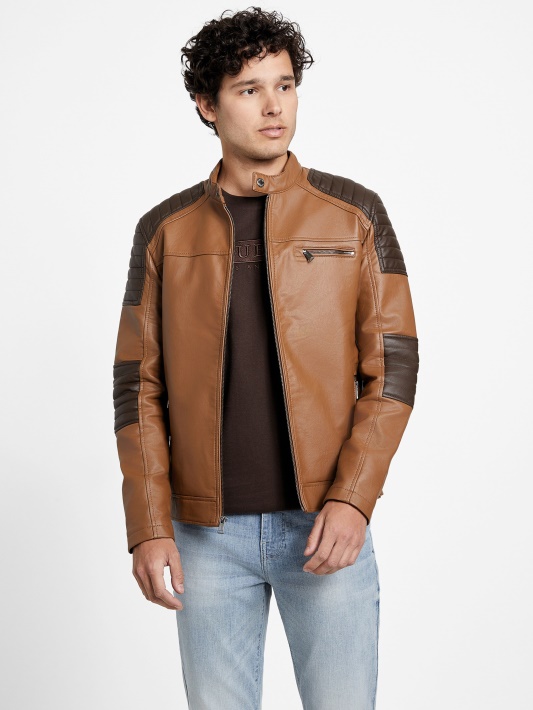 Ruda Multi Daniel Color-block Baikerių Striukė Spėlioti