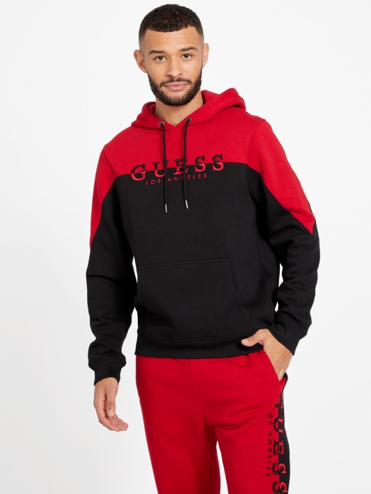 Eko Marcus Logotipo Gobtuvas Guess Varsity Raudonas