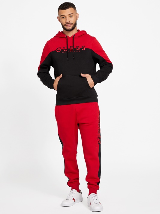 Eko Marcus Logotipo Gobtuvas Guess Varsity Raudonas