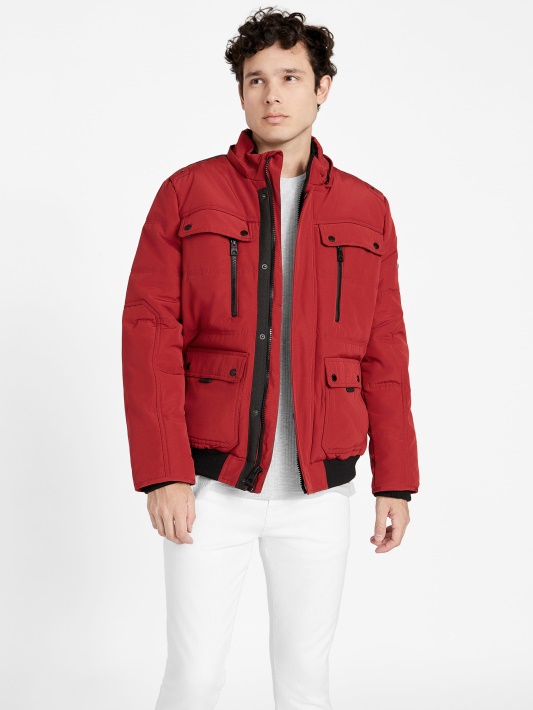 Raudona Noir Dustin Puffer Striukė Spėjimas