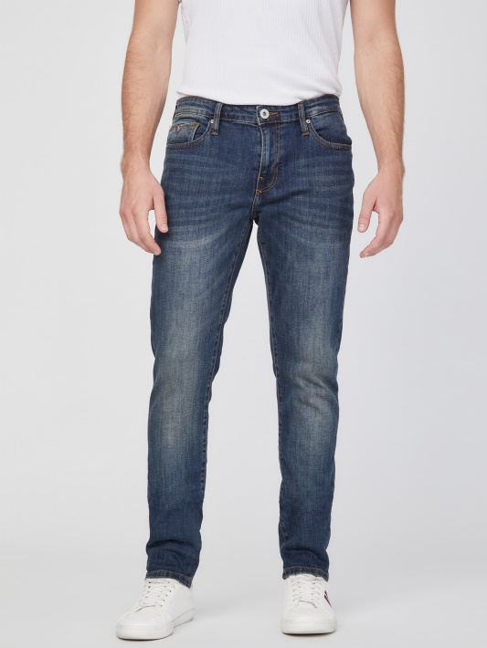 Guess Eco Scotch Skinny Jeans Dark Wash