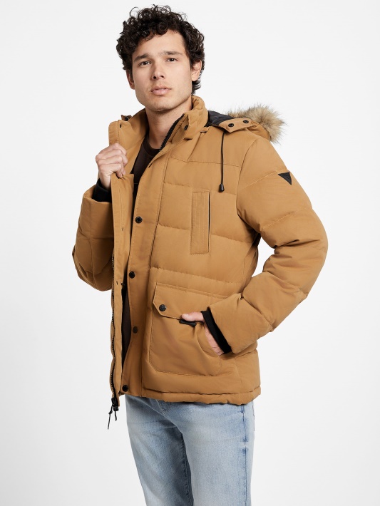 Eco Beasley Down Parka Atspėti Toasted Taupe