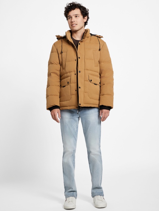 Eco Beasley Down Parka Atspėti Toasted Taupe