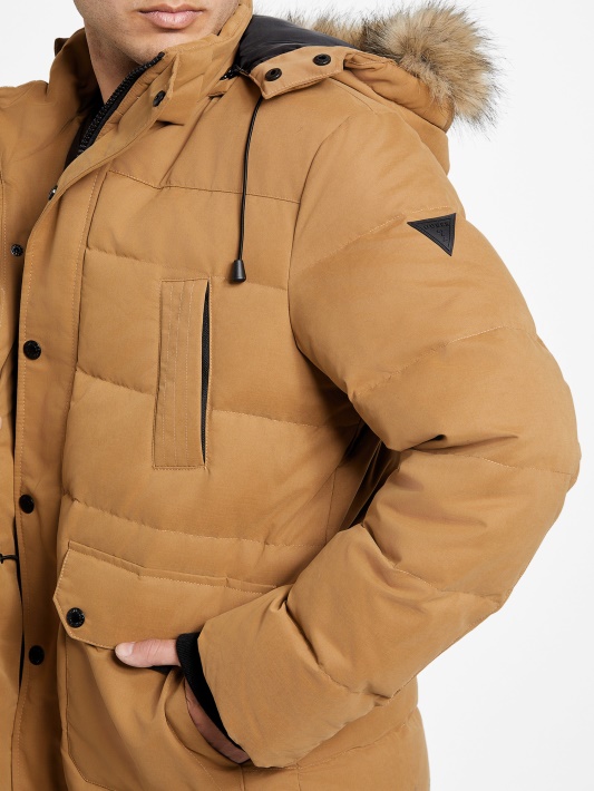 Eco Beasley Down Parka Atspėti Toasted Taupe