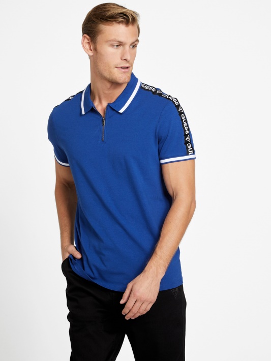 Eko Jon Zip Polo Admirolas Mėlynas Spėjimas