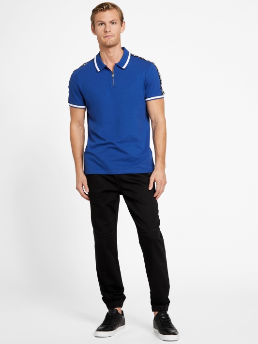 Eko Jon Zip Polo Admirolas Mėlynas Spėjimas
