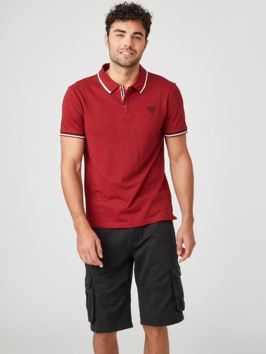 Spėk Richie Polo Varsity Red Multi