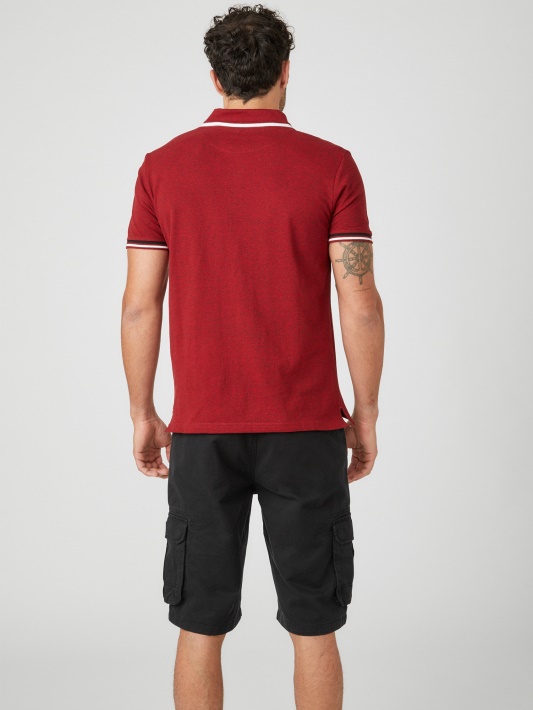 Spėk Richie Polo Varsity Red Multi