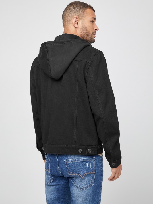 Blake Džinsinė Striukė Guess Jet Black